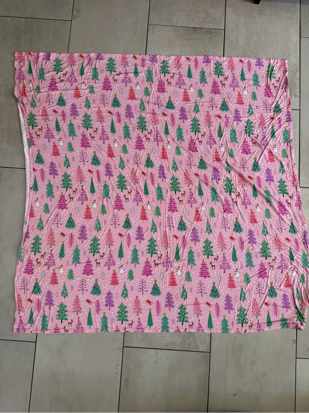 Little Sleepies Bamboo Christmas Swaddle Blanket